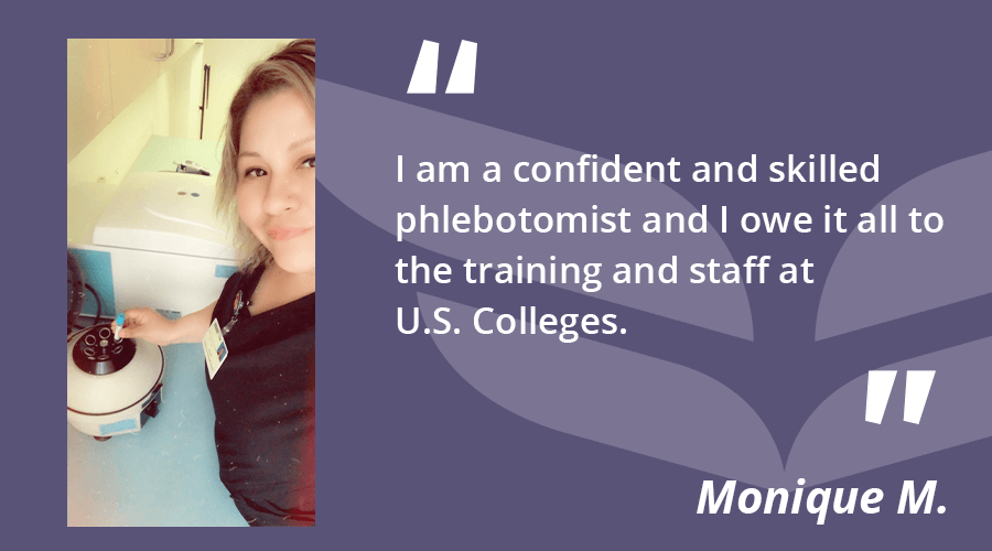 Phlebotomy Technician Graduate Inspires Others - U.S. Colleges